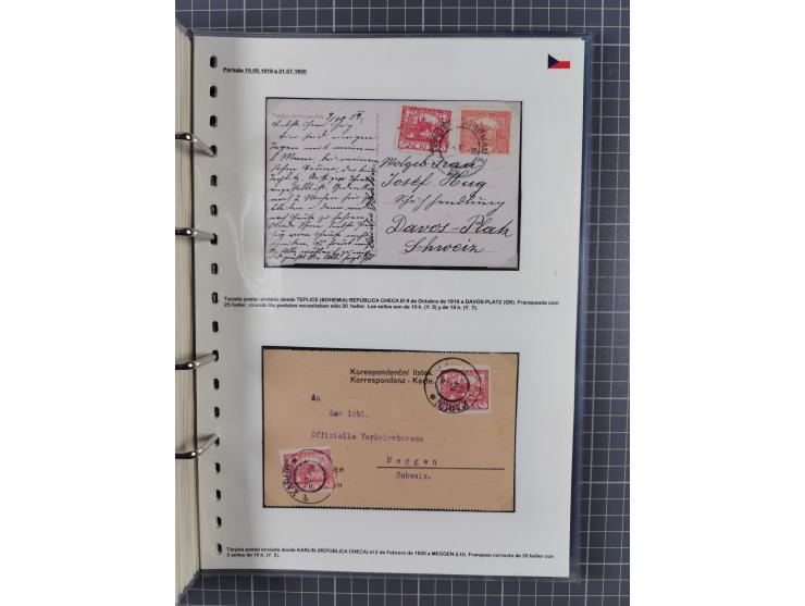 1918/38, over 135 covers with plenty of interesting multiple and combination frankings, registered mail, noted fine choice of