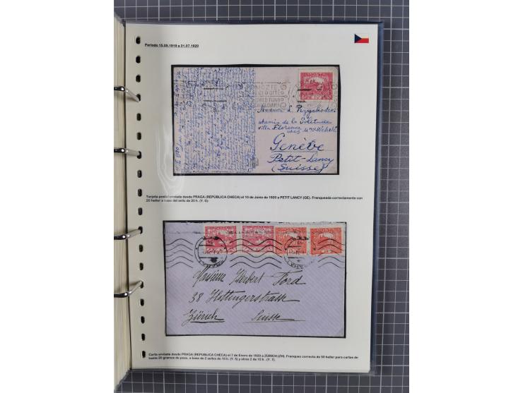 1918/38, over 135 covers with plenty of interesting multiple and combination frankings, registered mail, noted fine choice of