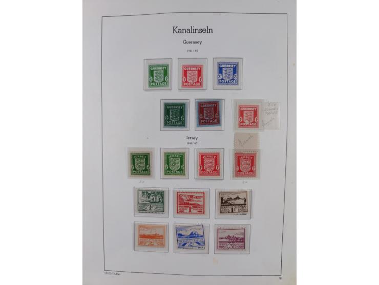 1939/44, postfrische/ungebrauchte und gestempelte Sammlung mit einige Belegen, inklusive Dienstmarken, bessere Ausgaben mit A