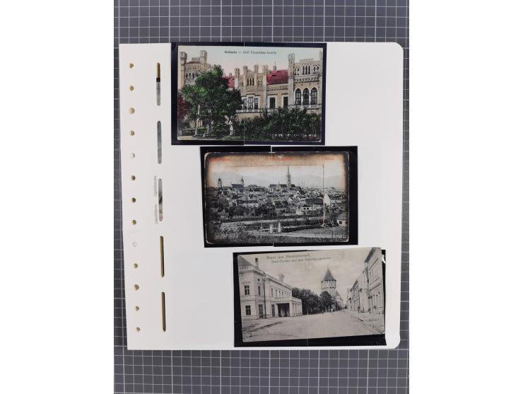 1898/1920, über 100 Ansichtskarten inkl. etwas Ungarn mit besseren Ansichten, Lithos und Motiven, augenscheinlich alle gebrau