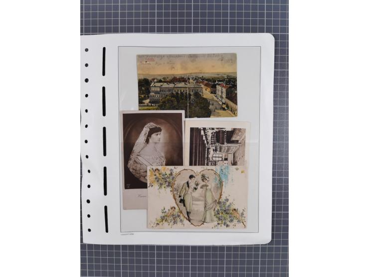 1898/1920, über 100 Ansichtskarten inkl. etwas Ungarn mit besseren Ansichten, Lithos und Motiven, augenscheinlich alle gebrau