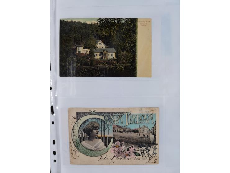 1898/1920, über 100 Ansichtskarten inkl. etwas Ungarn mit besseren Ansichten, Lithos und Motiven, augenscheinlich alle gebrau