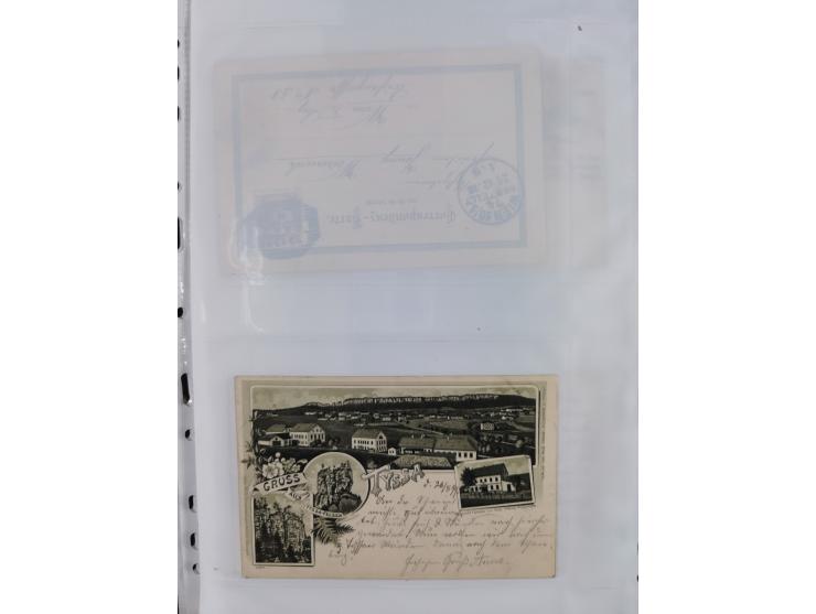 1898/1920, über 100 Ansichtskarten inkl. etwas Ungarn mit besseren Ansichten, Lithos und Motiven, augenscheinlich alle gebrau