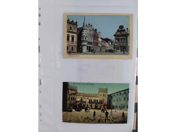 1898/1920, über 100 Ansichtskarten inkl. etwas Ungarn mit besseren Ansichten, Lithos und Motiven, augenscheinlich alle gebrau