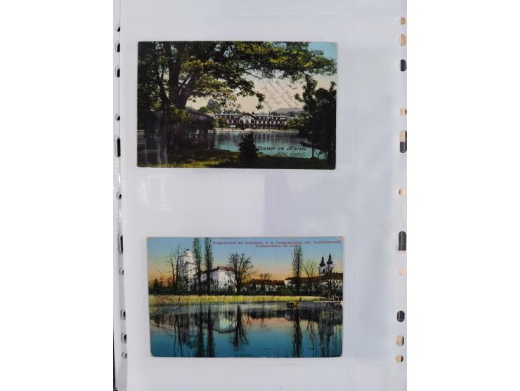 1898/1920, über 100 Ansichtskarten inkl. etwas Ungarn mit besseren Ansichten, Lithos und Motiven, augenscheinlich alle gebrau