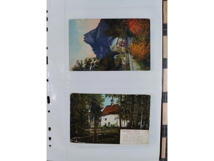 1898/1920, über 100 Ansichtskarten inkl. etwas Ungarn mit besseren Ansichten, Lithos und Motiven, augenscheinlich alle gebrau