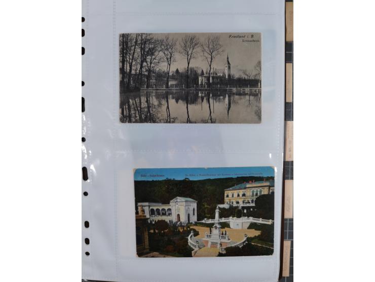 1898/1920, über 100 Ansichtskarten inkl. etwas Ungarn mit besseren Ansichten, Lithos und Motiven, augenscheinlich alle gebrau