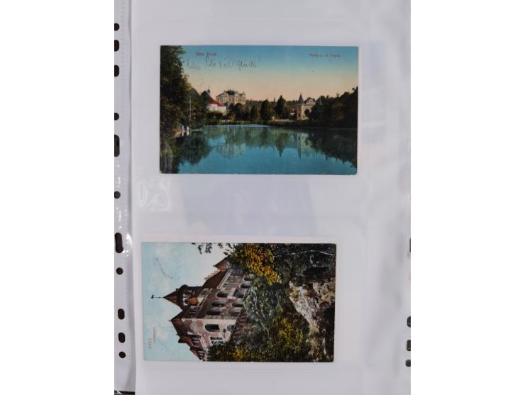 1898/1920, über 100 Ansichtskarten inkl. etwas Ungarn mit besseren Ansichten, Lithos und Motiven, augenscheinlich alle gebrau