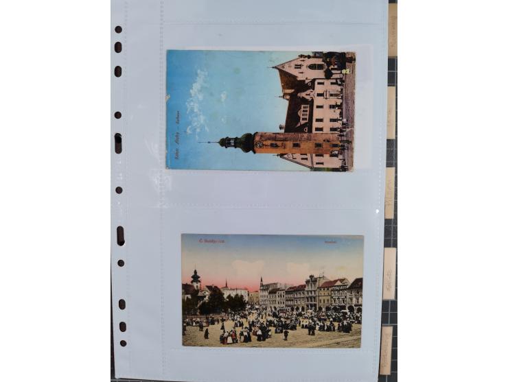 1898/1920, über 100 Ansichtskarten inkl. etwas Ungarn mit besseren Ansichten, Lithos und Motiven, augenscheinlich alle gebrau