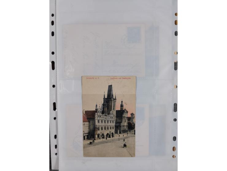 1898/1920, über 100 Ansichtskarten inkl. etwas Ungarn mit besseren Ansichten, Lithos und Motiven, augenscheinlich alle gebrau