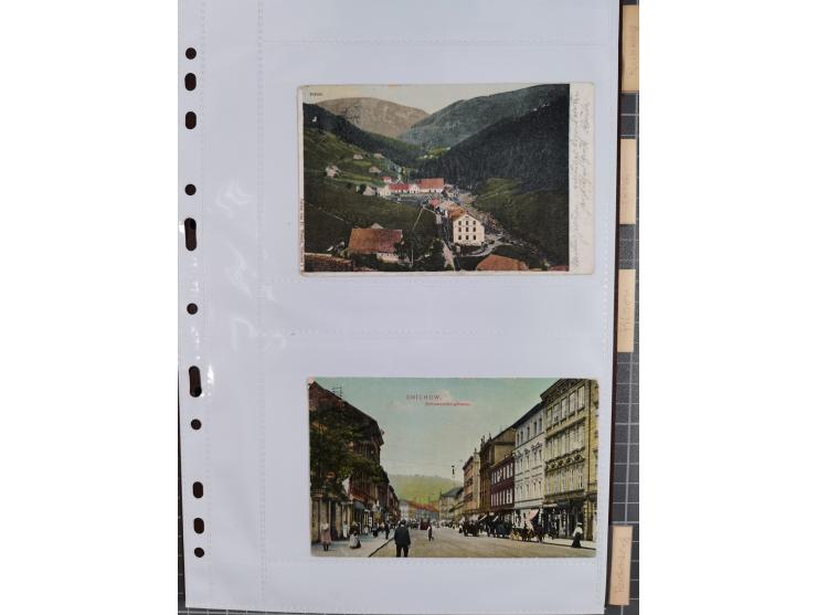 1898/1920, über 100 Ansichtskarten inkl. etwas Ungarn mit besseren Ansichten, Lithos und Motiven, augenscheinlich alle gebrau