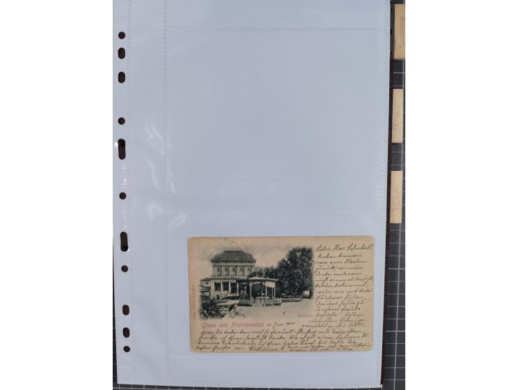 1898/1920, über 100 Ansichtskarten inkl. etwas Ungarn mit besseren Ansichten, Lithos und Motiven, augenscheinlich alle gebrau