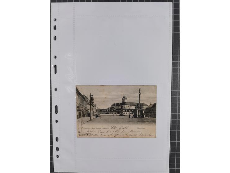 1898/1920, über 100 Ansichtskarten inkl. etwas Ungarn mit besseren Ansichten, Lithos und Motiven, augenscheinlich alle gebrau