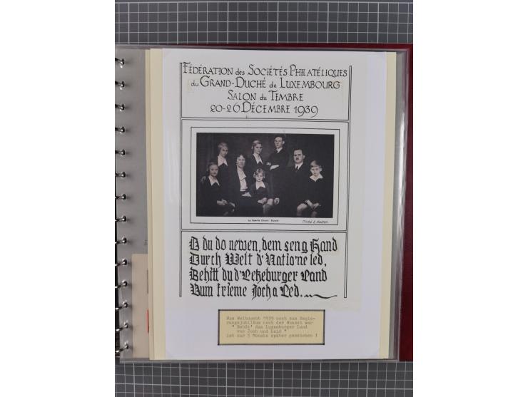 1940/44, interessante Sammlung inkl. Lothringen und Luxemburg mit ca. 140 Briefen, Karten und Ganzsachen sowie etwas an losen