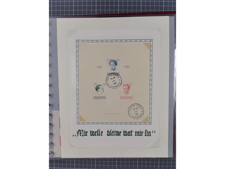 1940/44, interessante Sammlung inkl. Lothringen und Luxemburg mit ca. 140 Briefen, Karten und Ganzsachen sowie etwas an losen