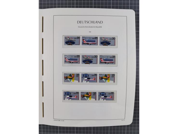 1957/90, in den Hauptnummern augenscheinlich überkomplette postfrische Sammlung, dabei Randstücke, einige Kleinbogen und Beso