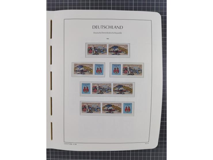 1957/90, in den Hauptnummern augenscheinlich überkomplette postfrische Sammlung, dabei Randstücke, einige Kleinbogen und Beso