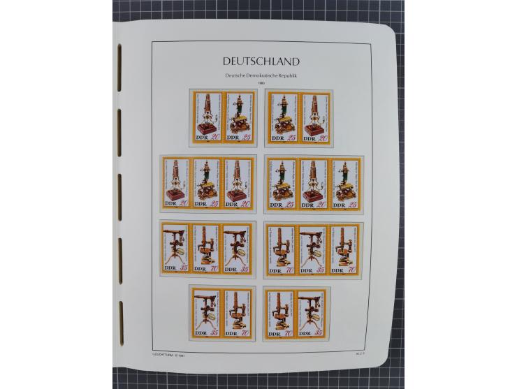 1957/90, in den Hauptnummern augenscheinlich überkomplette postfrische Sammlung, dabei Randstücke, einige Kleinbogen und Beso