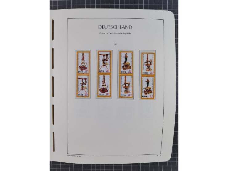 1957/90, in den Hauptnummern augenscheinlich überkomplette postfrische Sammlung, dabei Randstücke, einige Kleinbogen und Beso