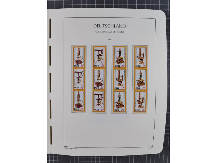 1957/90, in den Hauptnummern augenscheinlich überkomplette postfrische Sammlung, dabei Randstücke, einige Kleinbogen und Beso