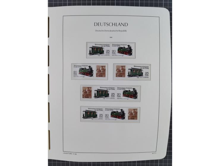 1957/90, in den Hauptnummern augenscheinlich überkomplette postfrische Sammlung, dabei Randstücke, einige Kleinbogen und Beso