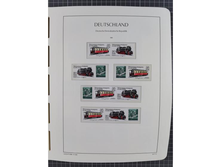 1957/90, in den Hauptnummern augenscheinlich überkomplette postfrische Sammlung, dabei Randstücke, einige Kleinbogen und Beso