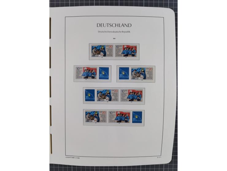 1957/90, in den Hauptnummern augenscheinlich überkomplette postfrische Sammlung, dabei Randstücke, einige Kleinbogen und Beso