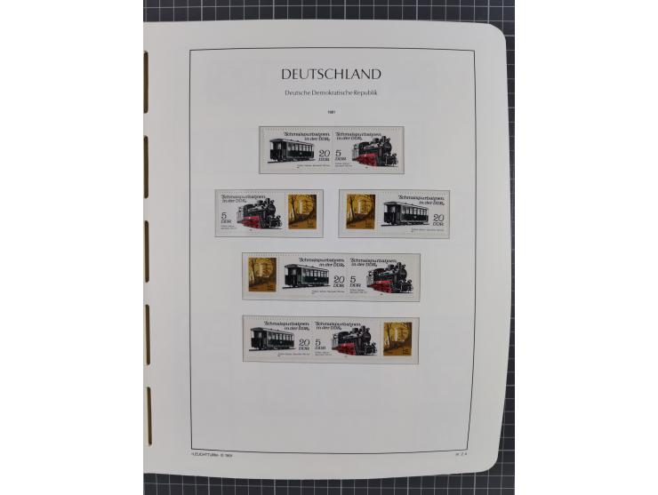 1957/90, in den Hauptnummern augenscheinlich überkomplette postfrische Sammlung, dabei Randstücke, einige Kleinbogen und Beso