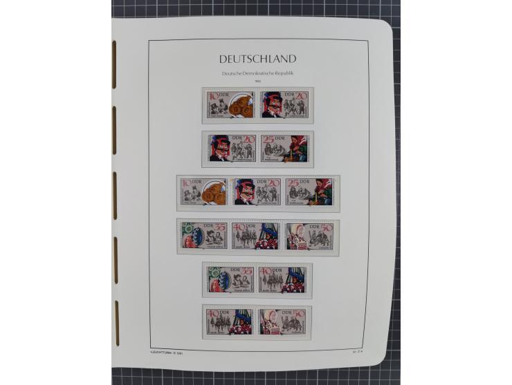 1957/90, in den Hauptnummern augenscheinlich überkomplette postfrische Sammlung, dabei Randstücke, einige Kleinbogen und Beso