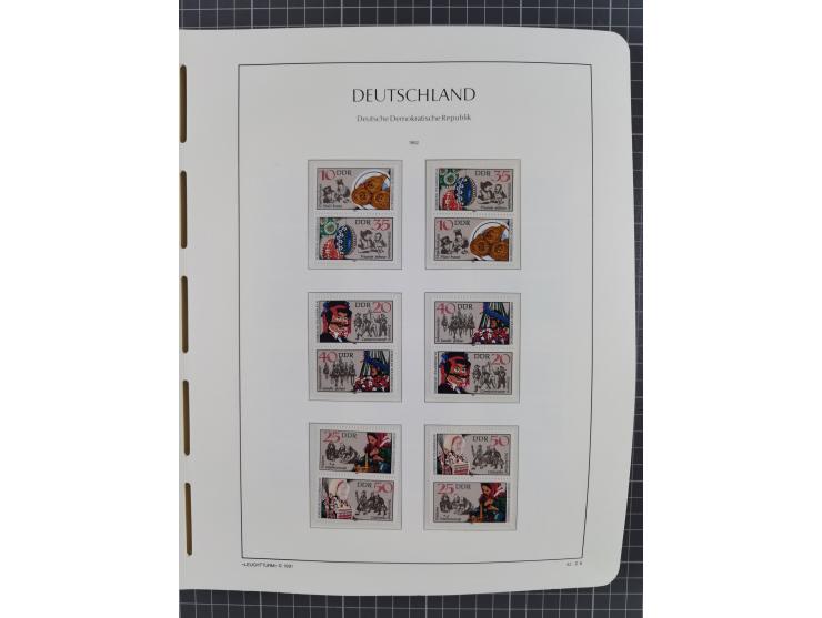 1957/90, in den Hauptnummern augenscheinlich überkomplette postfrische Sammlung, dabei Randstücke, einige Kleinbogen und Beso