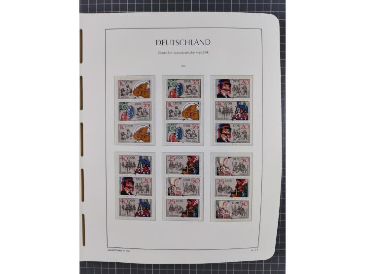 1957/90, in den Hauptnummern augenscheinlich überkomplette postfrische Sammlung, dabei Randstücke, einige Kleinbogen und Beso