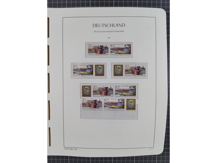 1957/90, in den Hauptnummern augenscheinlich überkomplette postfrische Sammlung, dabei Randstücke, einige Kleinbogen und Beso