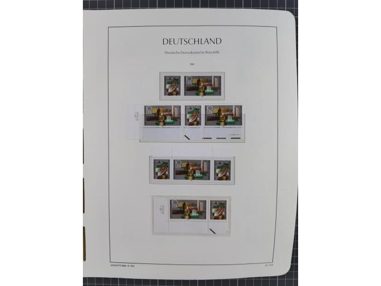 1957/90, in den Hauptnummern augenscheinlich überkomplette postfrische Sammlung, dabei Randstücke, einige Kleinbogen und Beso