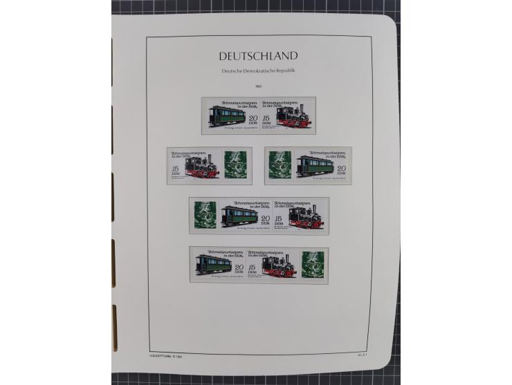 1957/90, in den Hauptnummern augenscheinlich überkomplette postfrische Sammlung, dabei Randstücke, einige Kleinbogen und Beso