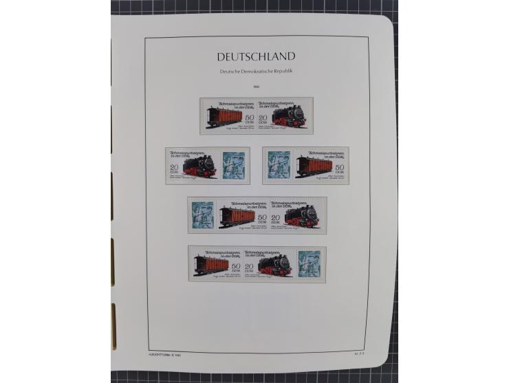 1957/90, in den Hauptnummern augenscheinlich überkomplette postfrische Sammlung, dabei Randstücke, einige Kleinbogen und Beso
