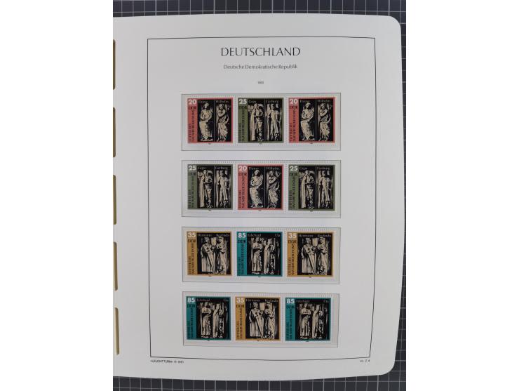 1957/90, in den Hauptnummern augenscheinlich überkomplette postfrische Sammlung, dabei Randstücke, einige Kleinbogen und Beso