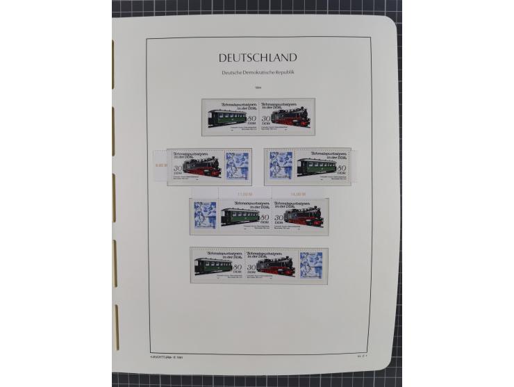 1957/90, in den Hauptnummern augenscheinlich überkomplette postfrische Sammlung, dabei Randstücke, einige Kleinbogen und Beso