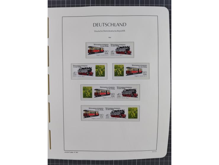 1957/90, in den Hauptnummern augenscheinlich überkomplette postfrische Sammlung, dabei Randstücke, einige Kleinbogen und Beso