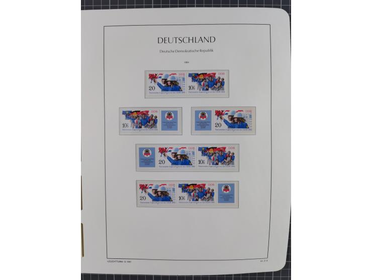 1957/90, in den Hauptnummern augenscheinlich überkomplette postfrische Sammlung, dabei Randstücke, einige Kleinbogen und Beso