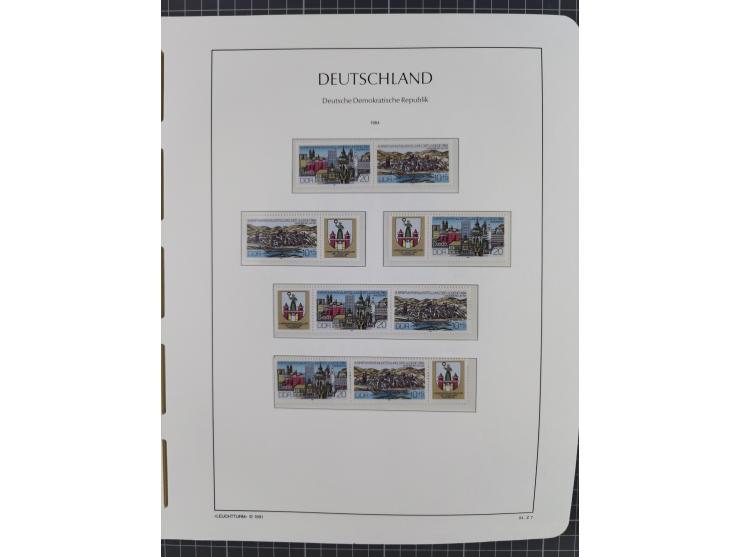 1957/90, in den Hauptnummern augenscheinlich überkomplette postfrische Sammlung, dabei Randstücke, einige Kleinbogen und Beso