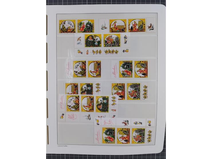 1957/90, in den Hauptnummern augenscheinlich überkomplette postfrische Sammlung, dabei Randstücke, einige Kleinbogen und Beso