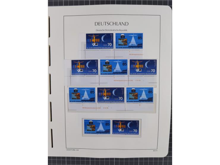 1957/90, in den Hauptnummern augenscheinlich überkomplette postfrische Sammlung, dabei Randstücke, einige Kleinbogen und Beso