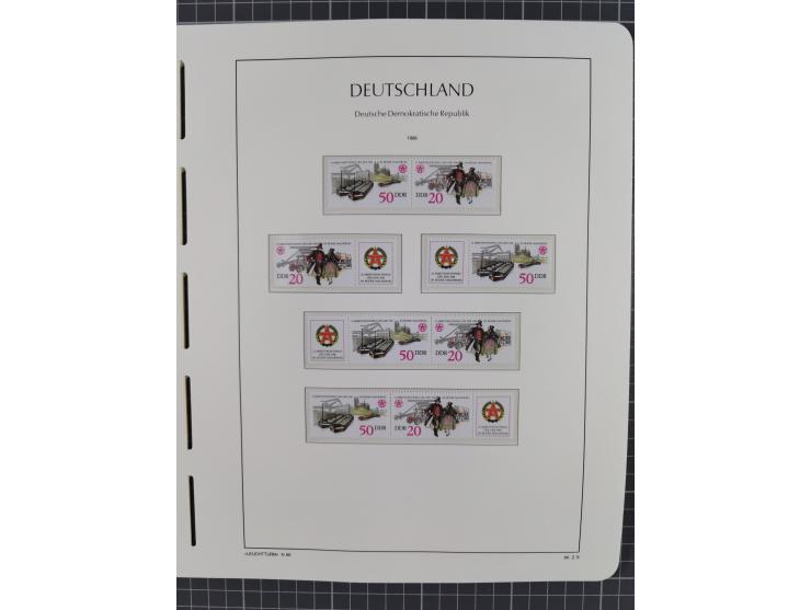 1957/90, in den Hauptnummern augenscheinlich überkomplette postfrische Sammlung, dabei Randstücke, einige Kleinbogen und Beso