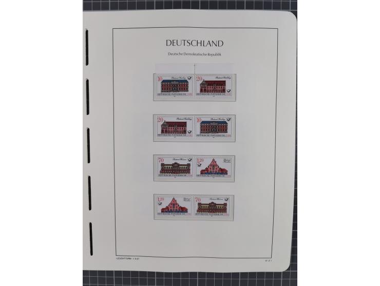 1957/90, in den Hauptnummern augenscheinlich überkomplette postfrische Sammlung, dabei Randstücke, einige Kleinbogen und Beso