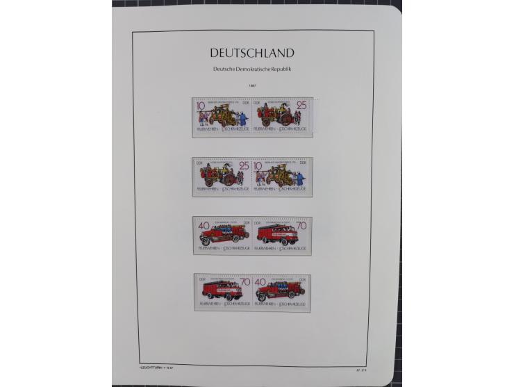 1957/90, in den Hauptnummern augenscheinlich überkomplette postfrische Sammlung, dabei Randstücke, einige Kleinbogen und Beso