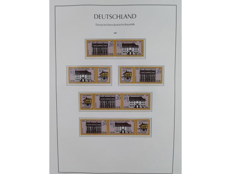 1957/90, in den Hauptnummern augenscheinlich überkomplette postfrische Sammlung, dabei Randstücke, einige Kleinbogen und Beso