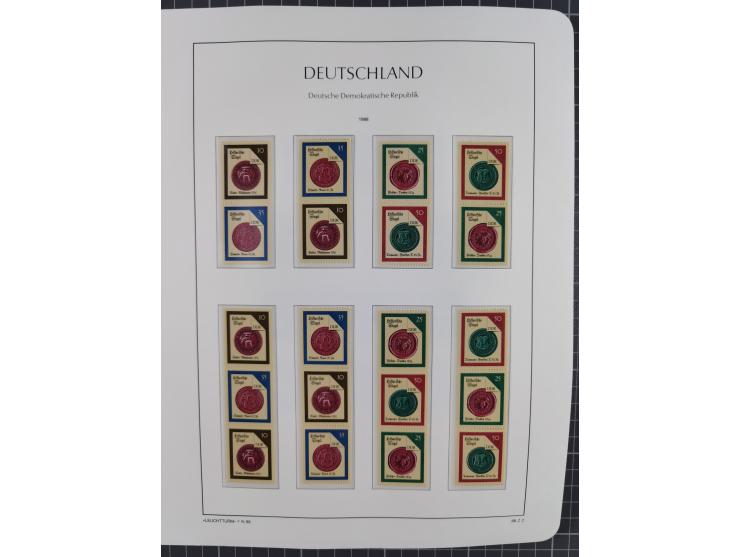 1957/90, in den Hauptnummern augenscheinlich überkomplette postfrische Sammlung, dabei Randstücke, einige Kleinbogen und Beso