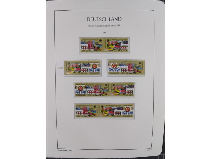 1957/90, in den Hauptnummern augenscheinlich überkomplette postfrische Sammlung, dabei Randstücke, einige Kleinbogen und Beso