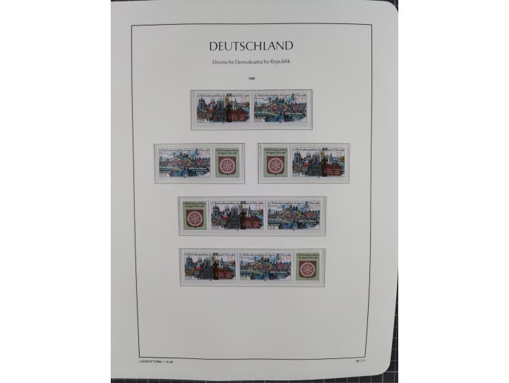 1957/90, in den Hauptnummern augenscheinlich überkomplette postfrische Sammlung, dabei Randstücke, einige Kleinbogen und Beso