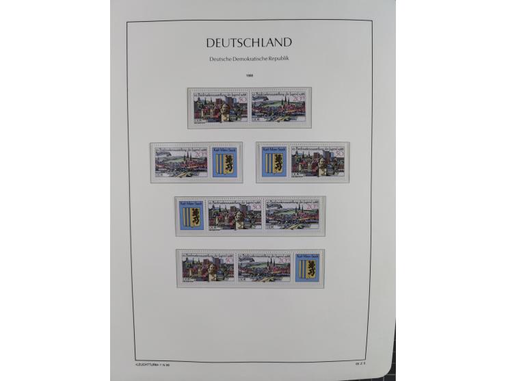1957/90, in den Hauptnummern augenscheinlich überkomplette postfrische Sammlung, dabei Randstücke, einige Kleinbogen und Beso